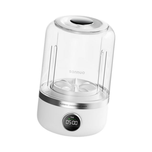 Mini espacio de lavadora, ahorrando un compacto versátil de carga USB para calcetines, ropa de mascotas ligeras