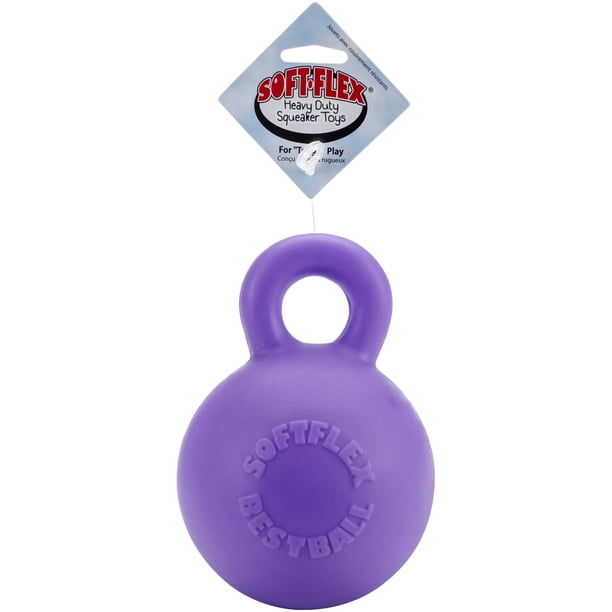 Hueter Toledo Soft Flex Gripper Ball Dog Toy Blue 7