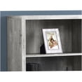 thumbnail image 2 of 5 Tier Grey Laminated Bookcase, Modern Industrial Storage Shelf for Living Room & Office, 2 of 10