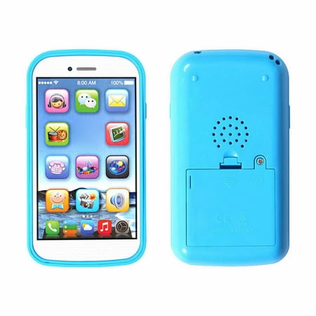 kjfeif 2025 Unique Design Simulated English Learning Mobile Toys Early Childhood Education Mobile Phone 3 Color Story Machine Toys,Great Birthdays Gift Ideas