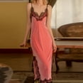 thumbnail image 2 of Sngxgn Women's Nightshirt Short Sleeve Soft Nightgown Sleep Dress With Pocket(Pink,L), 2 of 3