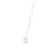 thumbnail image 1 of Pendientes brillantes con alfabeto, cadena para la oreja con diseño de corteza simple de 26 letras., 1 of 4