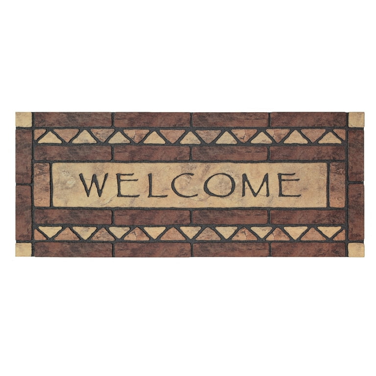 Mohawk Home Doorscapes Manor Mat 2-ft x 4-ft Rectangular Outdoor Door Mat Mohawk Home Doorscapes Manor Mat 2-ft x 4-ft Rectangular Outdoor Door Mat