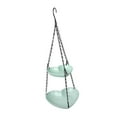 thumbnail image 2 of Vsenkes Hanging Birdfeeder Creative Ideal Gifts Bird Bath for Balcony Porch Courtyard Green, 2 of 9