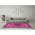 thumbnail image 3 of Ahgly Company Indoor Rectangle Abstract Pink Modern Area Rugs, 7' x 9', 3 of 4