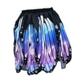 thumbnail image 1 of Falda de disfraz de mariposa para niños, traje de fiesta, falda de hada para eventos de Pascua en la playa Violeta azul, 1 of 9