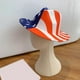 thumbnail image 5 of Sombrero de vaquero de bandera americana Classic Western Style Unisex Cowboy Cowgirl Sombrero, 5 of 6