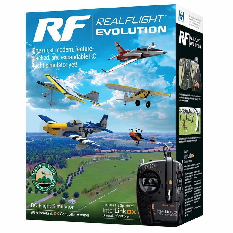 RealFlight Evolution RC Flight Simulator Software with Interlink