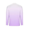 thumbnail image 6 of Generic Women's Colorblock T-Shirts Long Sleeve Fashion Round Neck Casual Top Fall Winter Soft Lightweight Pullover Tops, 6 of 6