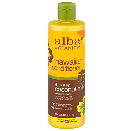 2 Pack Alba Botanica Hawaiian Conditioner, Coconut Milk Mega Moisture