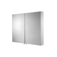 thumbnail image 5 of Croydex Finchley Large Double Door Stainless Steel Medicine Cabinet with Mirror (31.5x26in), 5 of 13