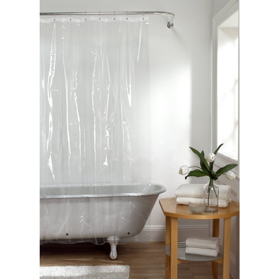 Better Homes Gardens Super Heavyweight Clear Shower Curtain Or Better Homes Gardens Super Heavyweight Clear Shower Curtain Or Liner 1 Each Com