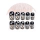 thumbnail image 5 of Uñas postizas de almendra de longitud media, 24 unidades, brillantes y largas, con diamantes de imitación y adhesivos para manicura para mujeres y niñas, 5 of 8