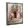 thumbnail image 4 of Stupell Industries European Building Doorway Travel & Places Painting Gray Floater Framed Canvas Art Print Wall Art, 25 x 31, 4 of 10