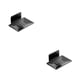 thumbnail image 1 of Toystoory Soporte para inodoro, soporte de baño para jabón, sin taladro, decoración de estilo Simple, accesorios para el hogar, suministros de Negro 2piezas, 1 of 6