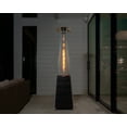thumbnail image 3 of Fire Sense Pyramid Flame Patio outdoor propane Heater Tower with Wheels Coronado Brushed Bronze, 3 of 11