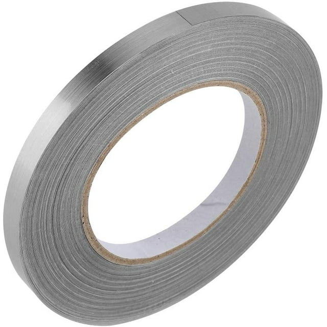 Silver Tape Decal Tape, Pet Room Floor Crevice Line Sticker Self Adhesive Ground Corner Tile Decor (1cm*50m Silver)