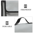 thumbnail image 3 of Raindrops 1Set Rectangular Document Bag for Cash and Documents Explosion Proof, 3 of 8