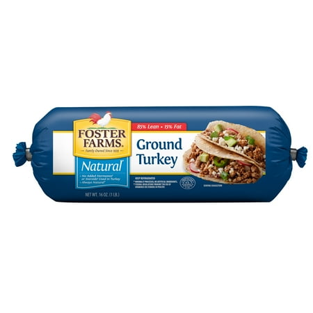 Foster Farms 85% 1 LB Ground Turkey Roll