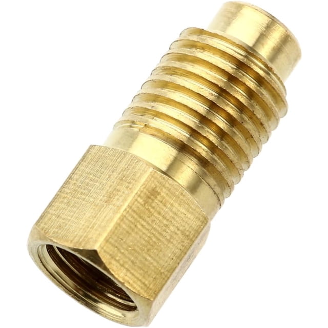 Adaptateur de Réservoir de Réfrigérant de Voiture R134a Connecteur de Conversion 1/4 SAE à 1/2 Adaptateur de Pompe à Vide