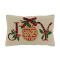 thumbnail image 2 of Fennco Styles Joy Ornament 100% Cotton Decorative Throw Pillow 14" W x 22" L – Natural Holiday Cushion for Christmas, Home, Couch, Bedroom, Living Room and Office Décor, 2 of 5