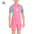thumbnail image 2 of Sela de buceo 2.5mm Neopreno Durable manga corta pantalones cortos cortos niños Trajes de buceo Dumpsuit Surfing Cool Cuerpo Sensación HETSUITS PINK XL sidaley OD003680-04, 2 of 7