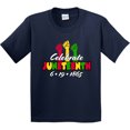 thumbnail image 3 of Inktastic Celebrate Juneteenth 6-19-1865 Youth T-Shirt, 3 of 5