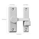 thumbnail image 3 of Cerradura y cierre para puertas corredizas sin taladro | Cerradura ajustable para gabinete con adhesivo | Cerradura de seguridad infantil para puertas de vidrio y madera | Tope de puerta fácil de, 3 of 7