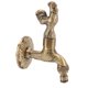 thumbnail image 2 of Grifo antiguo tallado de bronce y cobre para carpa, Retro, antioxidante, para jardín al aire libre, para inodoro, gallo G1/2 pulgadas, 2 of 12