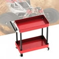 thumbnail image 3 of LAFGUR 2-Tier Tools Storage Trolley Mobile Workshop Garage Repair RC Accessories for 1/8 1/10 1/12 1/16 Scale Model Large Size,Rolling Tools Cart,Tools Trolley, 3 of 7