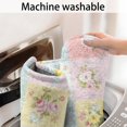 thumbnail image 5 of Pioneer Flower Floral Print Pattern Bathroom Rugs Mat, Non Slip Microfiber Bathroom Rug with Rubber Backing, Soft Mats for Bathroom Floor Tub Shower, 20"x32", 5 of 5
