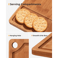 thumbnail image 2 of ACMETOP Wooden Cutting Boards for Kitchen, Reversible Deep-Carbonized Bamboo Cutting Board with Juice Groove, Knife-Friendly, 2 of 5