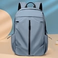 thumbnail image 4 of Mochila Mochila Oxford Bolsa de negocios impermeable con cremallera para viajes de oficina (azul) Likrtyny Para Estrenar, 4 of 6