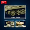 thumbnail image 5 of 2024 New Sluban T-54 Main Battle Tank Building Block Classic World War II Military Armored Vehicle Model Bricks Kid Toy Boy Gift, 5 of 5