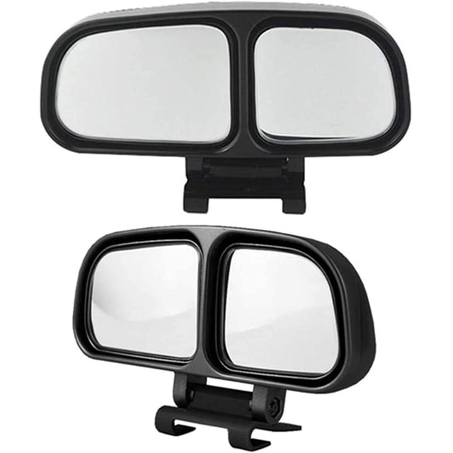Juego de 2 espejos de punto ciego, espejos retrovisores de vidrio HD ajustables, espejos auxiliares universales para automóviles, camiones y SUV