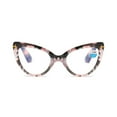 thumbnail image 5 of Fashion Floral Print Thick Oversized Cat Eye Reading Glasses for Women, Classic Anti-blue Light Readers Presbyopic Glasses +2.50, 5 of 7