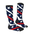 thumbnail image 3 of Balery Patriotic Star Fun Novelty Socks Men'S Women'S Crew Socks Funny Crazy Novelty Socks Quirky And Cool Socks, 3 of 9