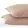 thumbnail image 2 of Cariloha Luxurious Sateen Resort Pillowcase Viscose from Bamboo King 2-Piece Set Blush, 2 of 4