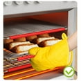 thumbnail image 3 of 4 Pack Silicone Oven Rack Guards Heat Resistant Oven Shields Covers for Oven Toaster Air Fryer Kitchen Safety and Protection, 3 of 6