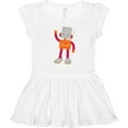 thumbnail image 3 of Inktastic Cute Robot, Silly Robot, Funny Robot, Robotics Girls Toddler Dress, 3 of 5