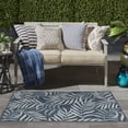 thumbnail image 4 of Nourison Garden Oasis 2' x 4' Navy Tropical Rug, 4 of 10