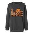 thumbnail image 3 of QQAMB Oversized Sweatshirts for Women Plus Size Halloween Casual Printed Crewneck Long Sleeve Loose Pullover Tops Black XL, 3 of 3