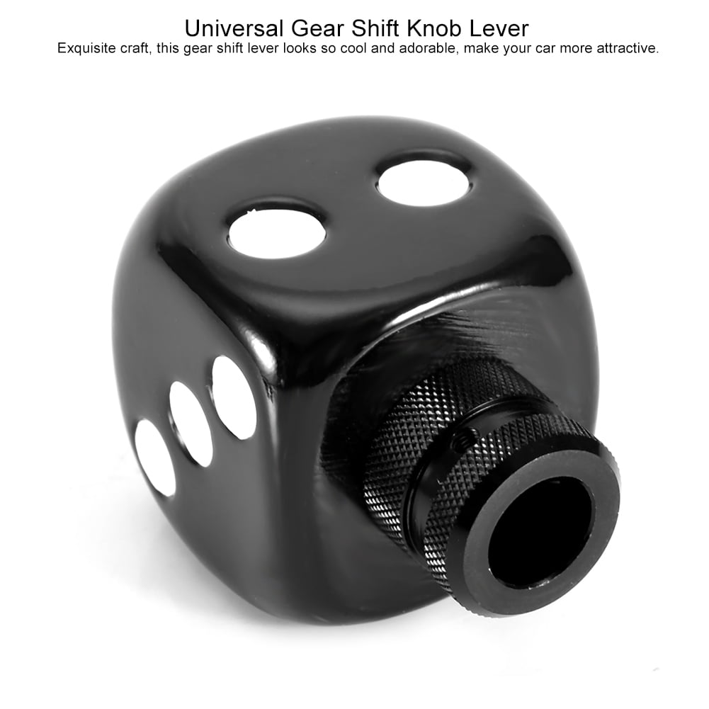 Orange Gear Shift Knob Universal Dice Gear Shift Knob Stick Head Lever Shifter Car Modified Accessory