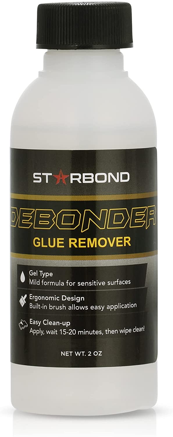 Starbond Glue Debonder - Remover for CA Super Glue, 2 oz. with brush cap applicator