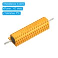thumbnail image 4 of Unique Bargains 100W 6 Ohm Aluminum Shell Resistor Housing Resistor Housed Case Wirewound Resistors Power Resistor, 2 Pack, 4 of 5
