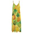 thumbnail image 4 of Lunarable Pineapple Sleeveless Dress for Women Clothing Female Women's Summer Skirt, 4 of 7