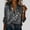 #0135-Multi-color, variant on Uootdi Blouses for Women Dressy Casual Long Sleeve Collared Tie Dye Print Button Front Relaxed Fit Creative Office Outfit Gift