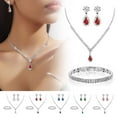 thumbnail image 3 of Alloy Jewelry Set - Unique & Elegant Necklace, Earrings, Bracelet for Women – Perfect Gift for Every Occasion, 3 of 9