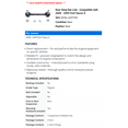 thumbnail image 2 of Rear Sway Bar Link - Compatible with 2008 - 2009 Ford Taurus X, 2 of 2