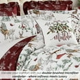 thumbnail image 2 of Southshore Fine Living, Inc. Christmas Comforter Twin Size Set, Farmhouse White Christmas, 2 of 8